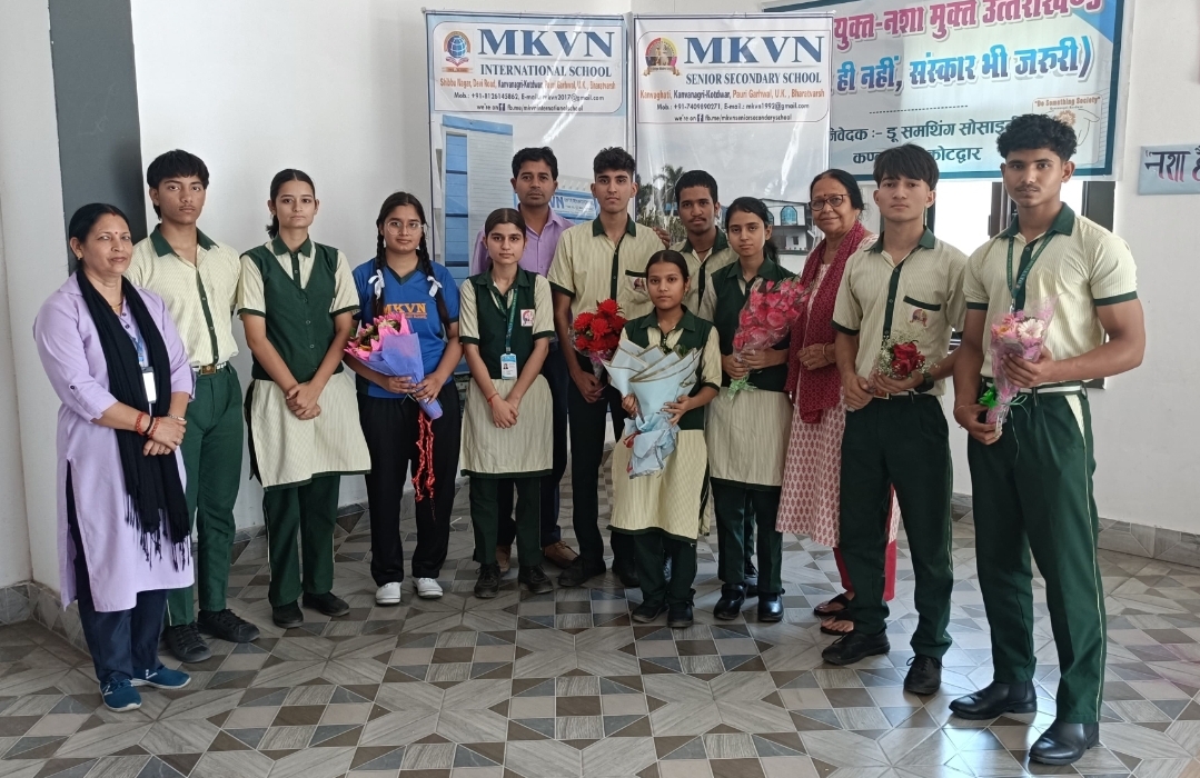 कोटद्वार में MKVN एजुकेशनल ग्रुप के बच्चों का CBSE बोर्ड में रहा शानदार प्रदर्शन