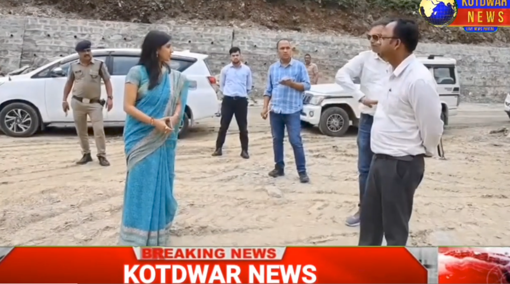 पौड़ी राष्ट्रीय राजमार्ग का हुआ निरीक्षण, बस अड्डे के पास एक माह में नाली निर्माण के निर्देश