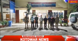 कोटद्वार में शराब पीकर वाहन चलाने और हुड़दंग मचाने वाले पर पुलिस ने की कार्यवाही