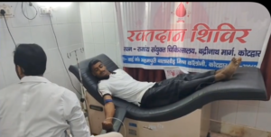 कोटद्वार में दर्पण वेलफेयर सोसाइटी द्वारा रक्तदान शिविर का आयोजन